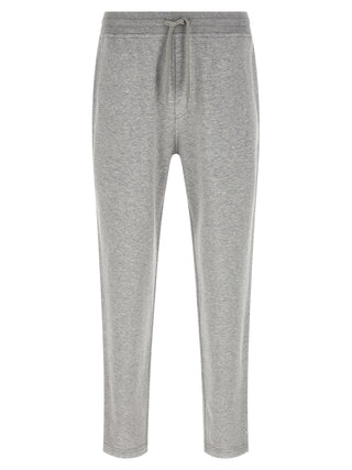 Brunello Cucinelli Gray Cotton Athletic Pants