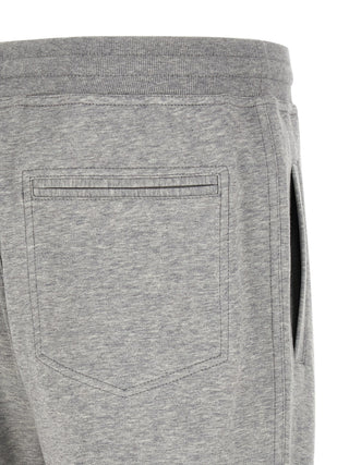 Brunello Cucinelli Gray Cotton Athletic Pants