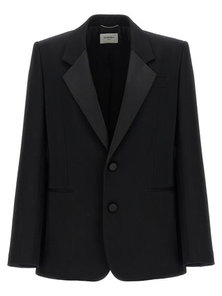 Saint Laurent Black Wool Blazer
