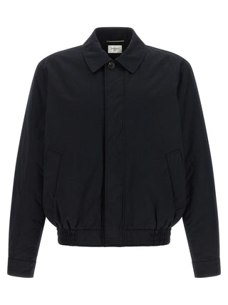 Saint Laurent Black Cotton Shell Jacket
