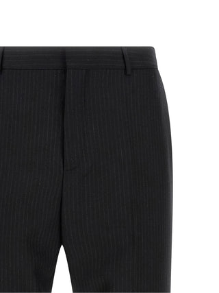 Saint Laurent Black Wool Dress Pants