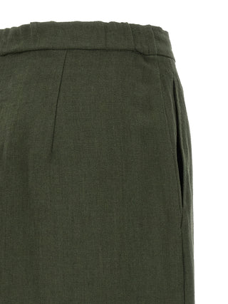 Max Mara Bicolor Linen Casual Pants