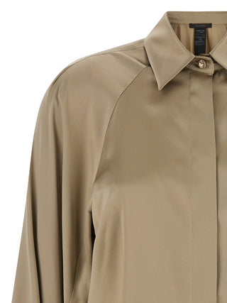 Max Mara Beige Silk Blouse