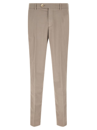 Brunello Cucinelli Beige Cotton Casual Pants