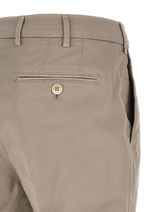 Brunello Cucinelli Beige Cotton Casual Pants