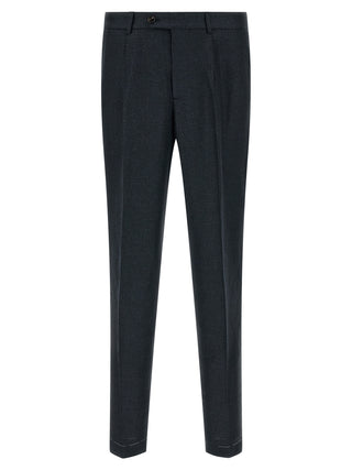 Brunello Cucinelli Blue Silk Two-Piece Suit