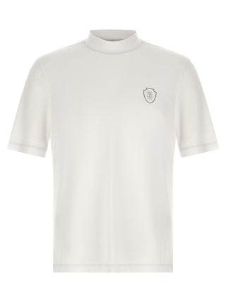 Brunello Cucinelli White Polyamide T-Shirt