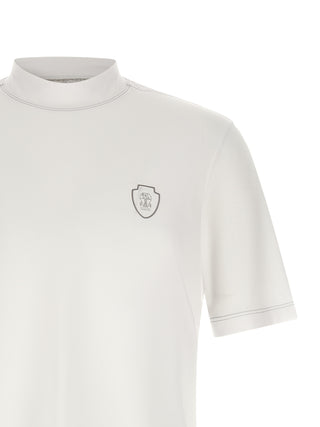 Brunello Cucinelli White Polyamide T-Shirt