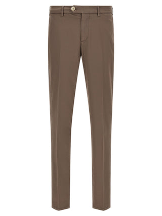 Brunello Cucinelli Beige Cotton Casual Pants