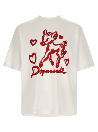 Dsquared² White Cotton T-Shirt
