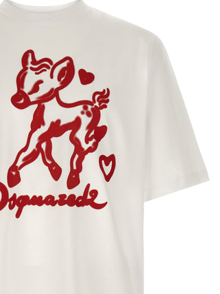 Dsquared² White Cotton T-Shirt