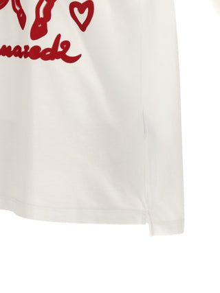 Dsquared² White Cotton T-Shirt