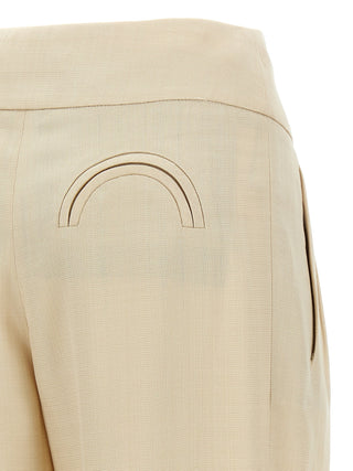 Blazé Milano Beige Viscose Dress Pants