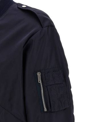 Givenchy Blue Polyamide Bomber