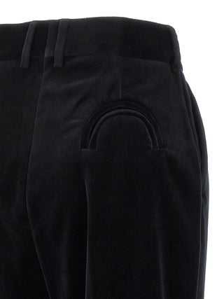 Blazé Milano Black Cotton Dress Pants