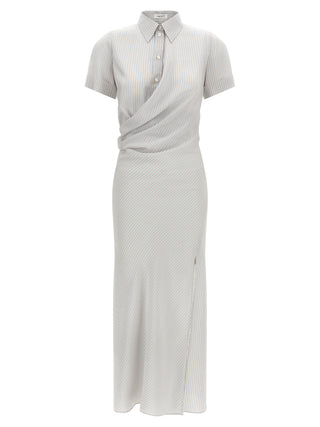 Alexander McQueen Multicolor Silk Long Dress