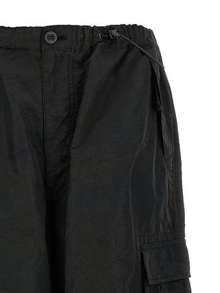 Comme Des Garçons Black Nylon Cargo Pants