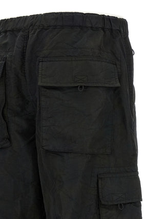Comme Des Garçons Black Nylon Cargo Pants