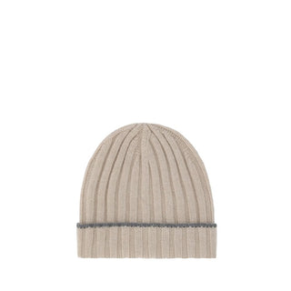 Brunello Cucinelli Brown Cashmere Beanie