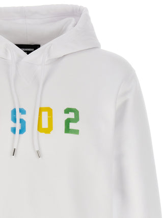 Dsquared² White Cotton Sweatshirt
