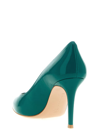 Gianvito Rossi Bicolor Lamb Leather High Heel Pumps