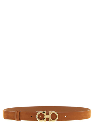 Ferragamo Brown Calfskin Regular Belt