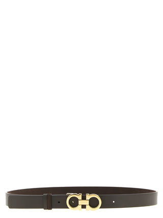 Ferragamo Brown Calfskin Regular Belt