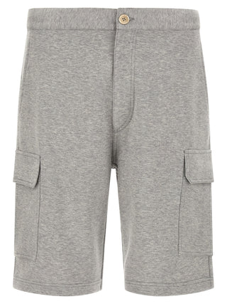Brunello Cucinelli Gray Cotton Bermuda Shorts