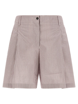 Brunello Cucinelli Multicolor Cotton Bermuda Shorts
