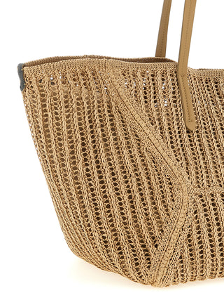 Brunello Cucinelli Beige Polyamide Shoulder Bag