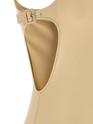 Courrèges Beige Polyamide Bodysuit