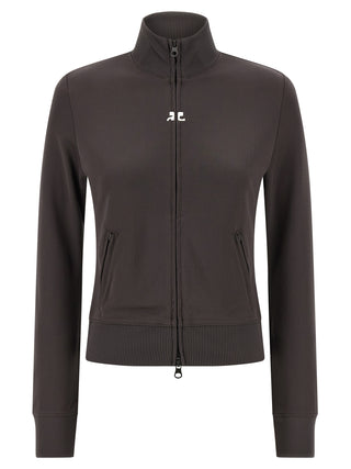 Courrèges Gray Polyester Sweatshirt