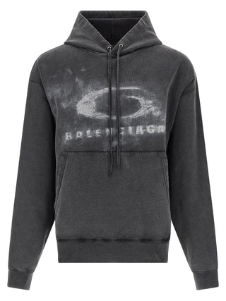 Balenciaga Bicolor Cotton Sweatshirt