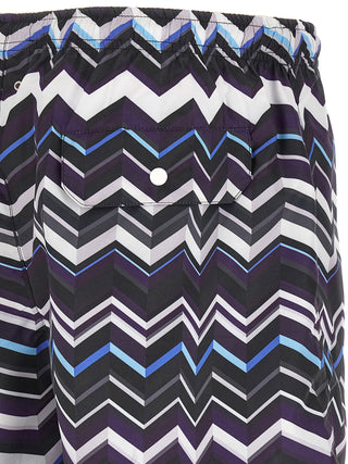 Missoni Multicolor Polyester Swim Shorts