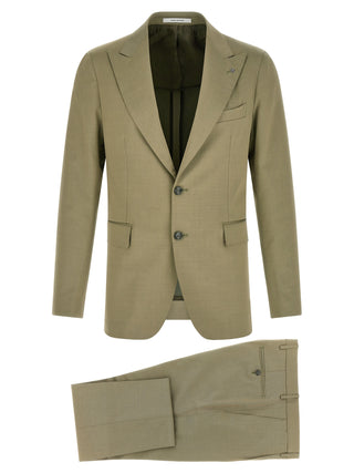Tagliatore Bicolor Virgin Wool Two-Piece Suit