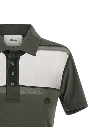 Coperni Bicolor Cotton Polo Shirt