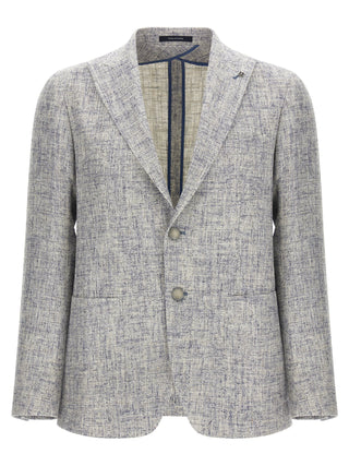 Tagliatore Blue Viscose Blazer