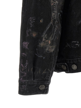 Balenciaga Black Cotton Denim Jacket