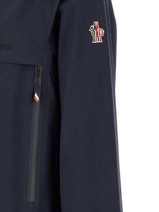 Moncler Grenoble Blue Polyamide Shell Jacket