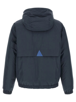 Moncler Grenoble Blue Polyamide Shell Jacket