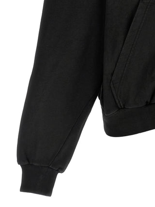 Balenciaga Black Cotton Sweatshirt