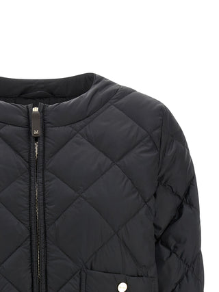 Max Mara Black Polyamide Full-Length Jacket