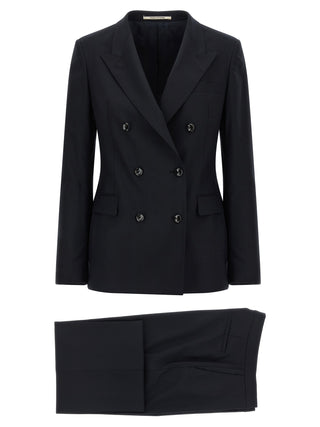 Tagliatore Blue Virgin Wool Two-Piece Suit