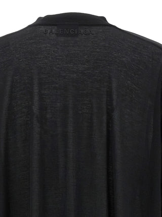 Balenciaga Black Cotton Casual Dress