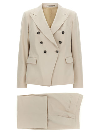 Tagliatore Beige Cotton Blazer