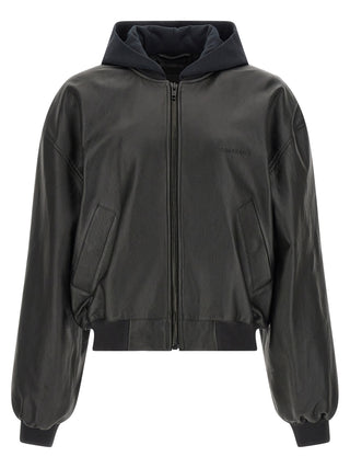 Balenciaga Black Lamb Leather Leather Jacket
