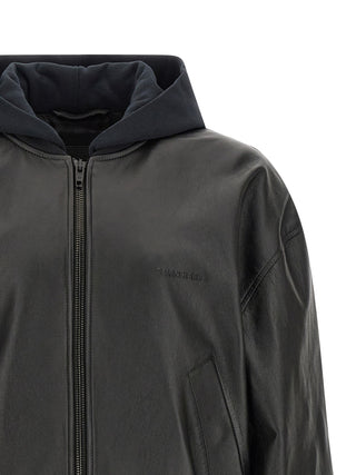 Balenciaga Black Lamb Leather Leather Jacket