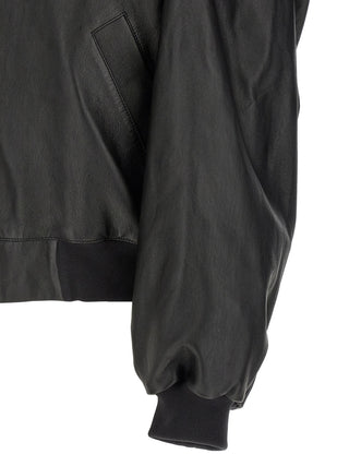 Balenciaga Black Lamb Leather Leather Jacket