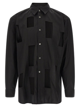 Comme Des Garçons Black Cotton Blouse