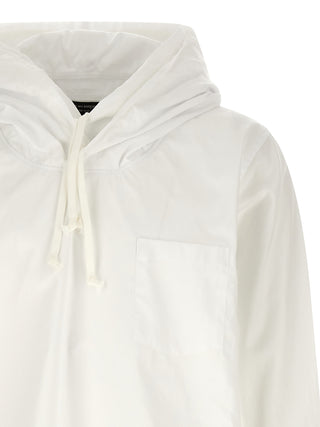 Comme Des Garçons White Cotton Blouse